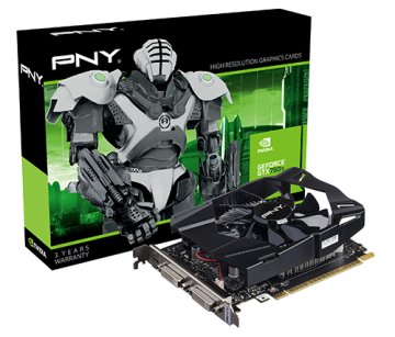 PNY GF750IGTX2GEPB scheda video NVIDIA GeForce GTX 750 Ti 2 GB GDDR5