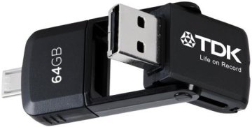 TDK T79219 unità flash USB 64 GB USB Type-A / Micro-USB 2.0 Nero