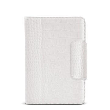 Celly CROCOWIPMWH custodia per tablet 20,1 cm (7.9") Custodia a libro Bianco