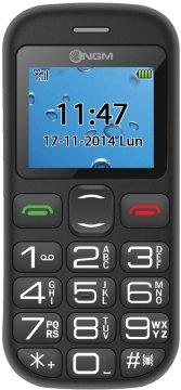 NGM-Mobile Echo 4,57 cm (1.8") 70 g Nero Telefono di livello base