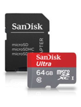 SanDisk 64GB microSDXC UHS Classe 10