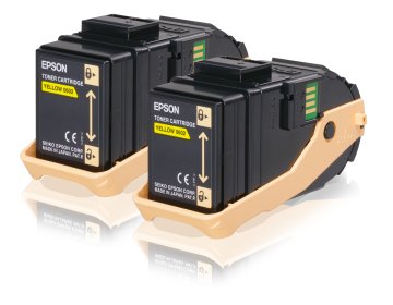 Epson Toner Giallo (conf.doppia)