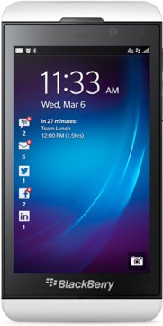 BlackBerry Z10 10,7 cm (4.2") SIM singola BlackBerry OS 10 3G Micro-USB B 2 GB 16 GB 1800 mAh Bianco