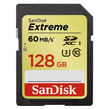 SanDisk 128GB SDXC, UHS-I Classe 3