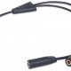 Manhattan 393980 cavo audio 0,3 m 3.5mm 2 x 3.5mm Nero 2
