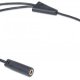 Manhattan 393980 cavo audio 0,3 m 3.5mm 2 x 3.5mm Nero 3