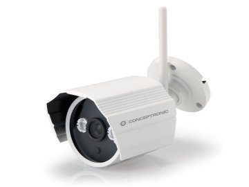 Conceptronic CIPCAM720OD telecamera di sorveglianza Pallottola (forma) Telecamera di sicurezza IP Interno e esterno 1280 x 720 Pixel Soffitto/muro