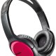 Pioneer SE-MJ711 Cuffie Cablato A Padiglione MUSICA Nero, Rosso 2