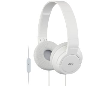 JVC HA-SR185-W-E Auricolare Cablato A Padiglione Musica e Chiamate Bianco