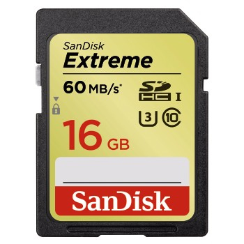 SanDisk 16GB SDHC, UHS Classe 3