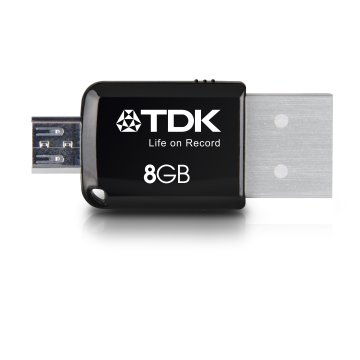 TDK 8GB unità flash USB USB Type-A / Micro-USB 3.2 Gen 1 (3.1 Gen 1) Nero