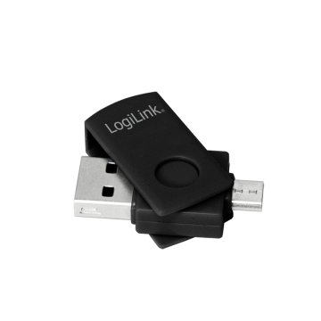 LogiLink AA0068 lettore di schede USB/Micro-USB Nero