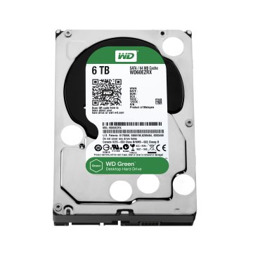 Western Digital Green 6TB disco rigido interno Variable 64 MB 3.5" Serial ATA III