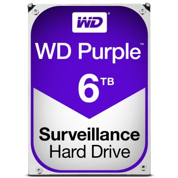 Western Digital Purple disco rigido interno 6 TB 5400 Giri/min 64 MB 3.5" Serial ATA III