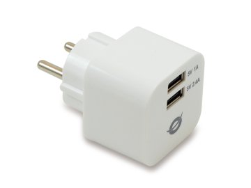 Conceptronic Caricatore USB a 2 porte da 3.4 A