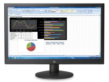 HP V241p LED display 59,9 cm (23.6") 1920 x 1080 Pixel Full HD Nero