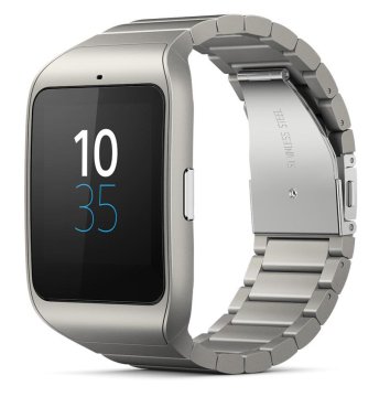 Sony SmartWatch 3 SWR50 4,06 cm (1.6") TFT 36 mm Digitale 320 x 320 Pixel Touch screen Argento Wi-Fi GPS (satellitare)