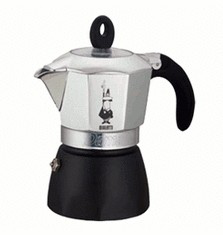 Bialetti Dama Elite 6 Moka Alluminio, Nero