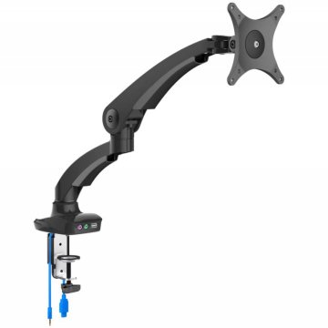 Techly ICA-LCD 513-UAB Supporti a parete per TV 68,6 cm (27") Scrivania Nero