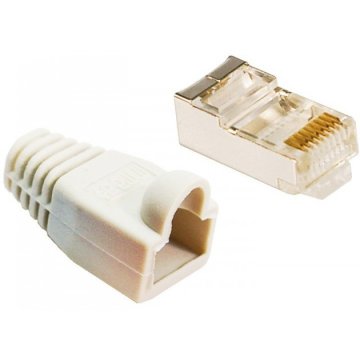 Techly IWP-CAT5ES-GY cavo di collegamento Cat 5e Bianco