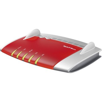 AVM FRITZ!Box 3490 International router wireless Gigabit Ethernet Dual-band (2.4 GHz/5 GHz) Rosso, Argento