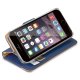 Celly ONDAIPH6BL custodia per cellulare Custodia a libro Blu, Giallo 4