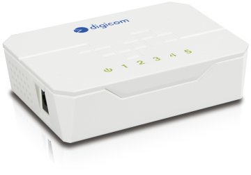 Digicom SWF05-T01 Fast Ethernet (10/100) Bianco
