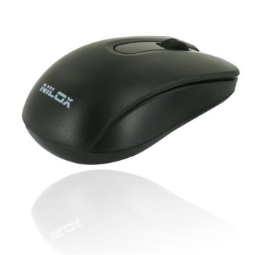 Nilox MW10 mouse Viaggio Ambidestro RF Wireless Ottico 1600 DPI