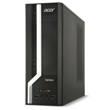 Acer Veriton X2631G Intel® Celeron® G G1840 4 GB DDR3-SDRAM 500 GB HDD Windows 7 Professional SFF PC Nero