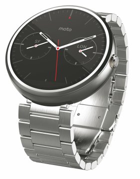 Motorola Moto 360 3,96 cm (1.56") LCD 46 mm Digitale 320 x 290 Pixel Touch screen Metallico Wi-Fi