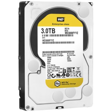 Western Digital RE disco rigido interno 3 TB 7200 Giri/min 64 MB 3.5" Serial ATA III