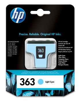 HP Cartuccia originale inchiostro ciano chiaro 363