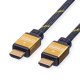 ROLINE 11.04.5502 cavo HDMI 2 m HDMI tipo A (Standard) Nero, Oro 2