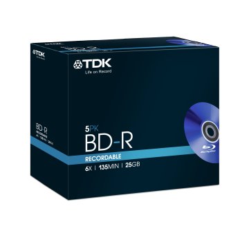 TDK 5 x BD-R 25GB 5 pz