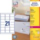 Avery L7160-100 etichetta autoadesiva Rettangolo con angoli arrotondati Permanente Bianco 2100 pz 2