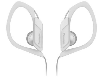 Panasonic RP-HS34E Cuffie Cablato A clip, In-ear Sport Bianco