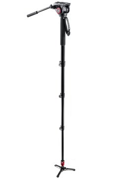 Manfrotto MVM500A monopiede per fotocamera Alluminio Nero