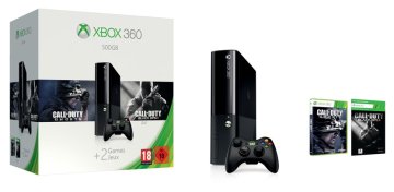 Microsoft 500GB Xbox 360 + CoD: Ghosts + CoD: Nero Ops II Wi-Fi Nero