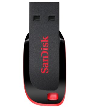 SanDisk Cruzer Blade unità flash USB 64 GB USB tipo A 2.0 Nero, Rosso