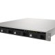 QNAP TS-453U-RP server NAS e di archiviazione Rack (1U) Intel® Celeron® 4 GB DDR3L 0 TB QNAP Turbo System Nero 13
