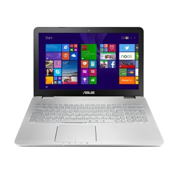 ASUS N551JM-CN200H Intel® Core™ i7 i7-4710HQ Computer portatile 39,6 cm (15.6") Full HD 8 GB DDR3-SDRAM 1 TB HDD NVIDIA® GeForce® GTX 860M Wi-Fi 4 (802.11n) Windows 8.1 Alluminio, Grigio