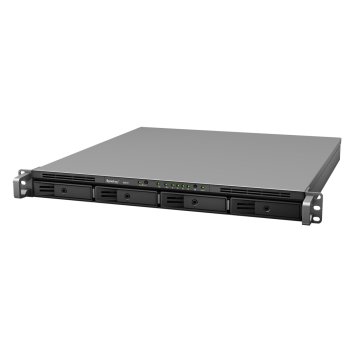 Synology RackStation RS814 server NAS e di archiviazione Rack (1U) Marvell 1 GB DDR3 0 TB Nero, Grigio