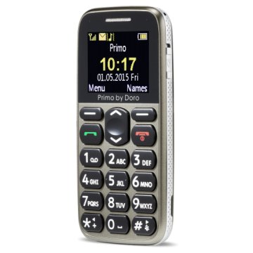 Doro Primo 215 4,32 cm (1.7") 85 g Marrone Telefono per anziani