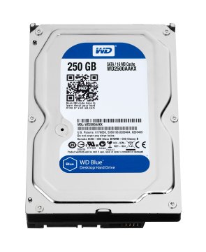 Western Digital Blue, 250 GB disco rigido interno 7200 Giri/min 16 MB 3.5" SATA