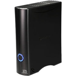 Transcend StoreJet 35T3 (USB 3.0) disco rigido esterno 3 TB 3.5" Nero