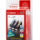Canon CLI-521 C/M/Y cartuccia d'inchiostro 3 pz Originale Ciano, Magenta, Giallo 2