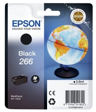 Epson Globe Singlepack Nero 266 ink cartridge