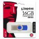 Kingston Technology DataTraveler 101 G3 unità flash USB 16 GB USB tipo A 3.2 Gen 1 (3.1 Gen 1) Blu, Metallico 4