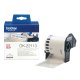 Brother DK-22113 nastro per etichettatrice Nero trasparente 2
