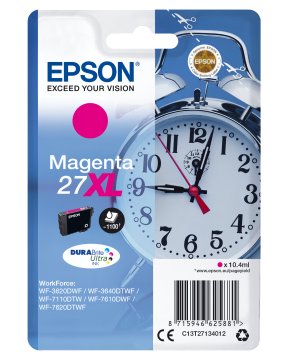 Epson Alarm clock Cartuccia Sveglia Magenta Inchiostri DURABrite Ultra 27XL